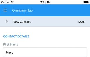 CompanyHub CRM screenshot 1