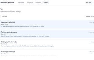 Competitor Analyzer screenshot 3