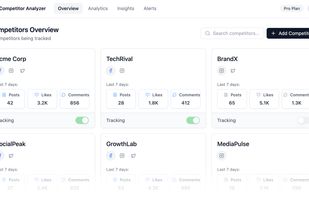 Competitor Analyzer screenshot 1