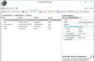 CompleteFTP screenshot 2