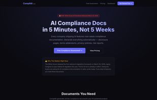 CompliAI screenshot 1