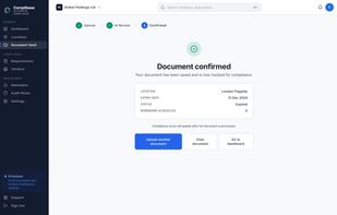 Compliance Document Upload