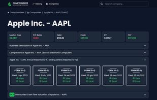 Access data of thousands of public companies.