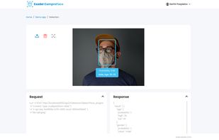 Face detection service test page