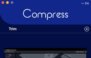 Trim the video to highlight the parts that matters