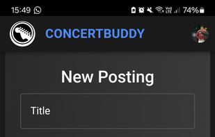 ConcertBuddy screenshot 1