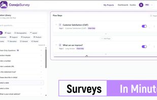 Build Surveys in Minutes with no coding