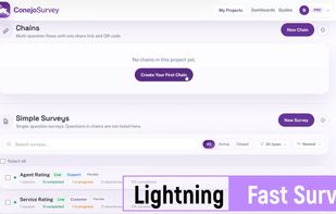 Customize your surveys quickly