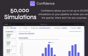 Run up to 50,000 simulations on your pipeline so you're prepared for every scenario.