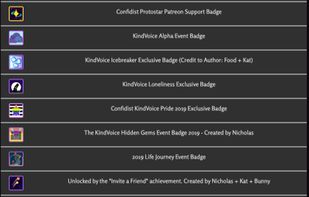 Collect badges by participating in events with a focus on expanding your perspective.