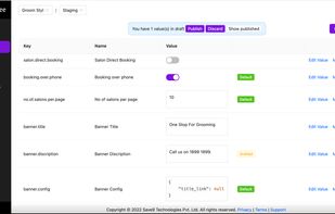 configbee databoard - dynamic configs & feature flags