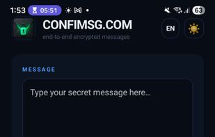 ConfiMsg screenshot 1