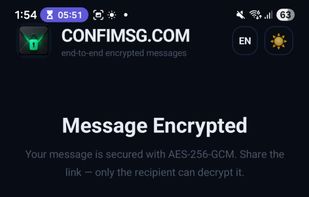ConfiMsg screenshot 1