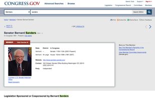 Congress.gov screenshot 2