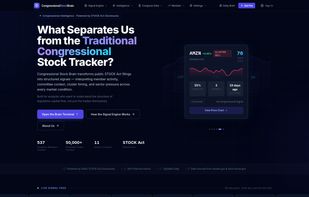 Congressional Stock Brain screenshot 1