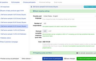 Real human respondents in your target audience, mix and match sources of participants