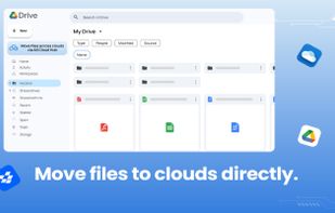 Moves files to clouds directly.
