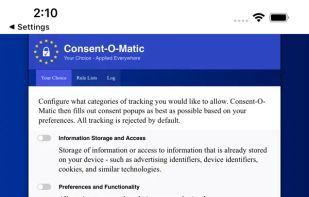 Consent-O-Matic screenshot 2