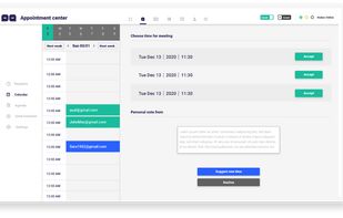 Schedule appointments with ease with a fully-integrated streamline flow