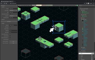 Drag and drop your level design in Construct's layout view