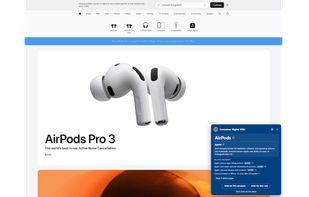 Screenshot of the Consumer Rights Wiki browser extension