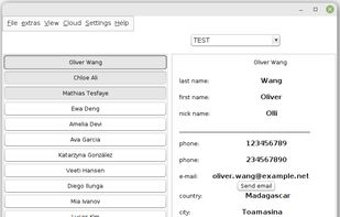 Contact PEA screenshot 1