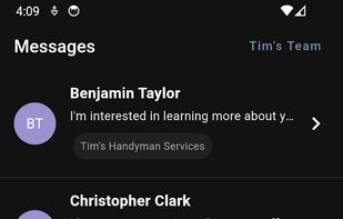 Contactable screenshot 1