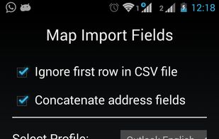 Contacts Import screenshot 3