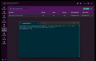 Container Desktop screenshot 1
