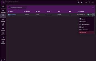 Container Desktop screenshot 1
