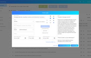 Structured editorial brief