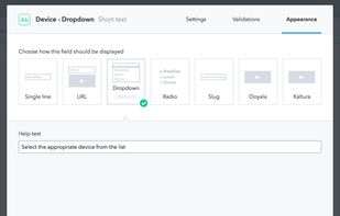 Contentful screenshot 1