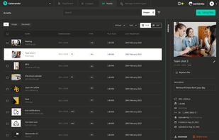 Asset Management (Dark Mode)
