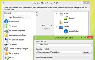 Winaero Context Menu Tuner screenshot 2