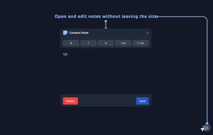 Context Notes screenshot 2