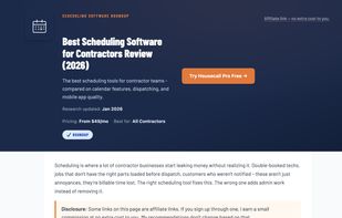 Contractor Software Hub screenshot 1