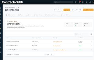 ContractorHUB screenshot 3