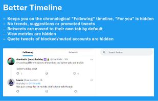 Control Panel for Twitter screenshot 1