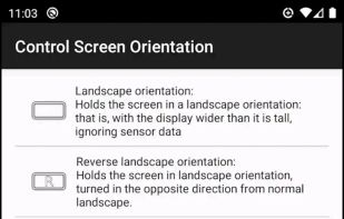 Description of rotation modes
