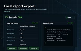 ControllerTest screenshot 2