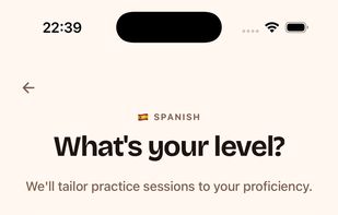 Proficiency Level Selection