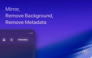 Mirror, Remove Background, Remove Metadata