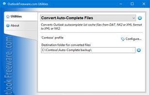 Convert Auto-Complete Files for Outlook screenshot 1