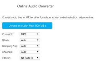 ConvertAudio.net screenshot 1