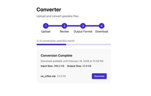Convert and download result