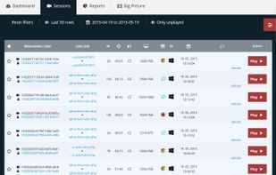 Stop wondering what people are doing on your website! See for yourself how they navigated through your site, what did they click on and what problems they experienced. Get to know what browser, operating system they are using, which countries they come from and the type of the display they are using. See. Fix. Convert.