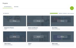 Manage unlimited A/B testing projects from your dashboard
