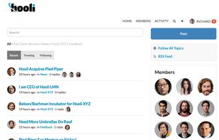 Easily filter topics by time, popularity, or what you've subscribed to.