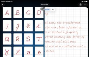 Create your own handwriting font to generate handwritten documents from any text