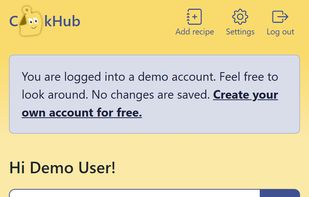 CookHub screenshot 1